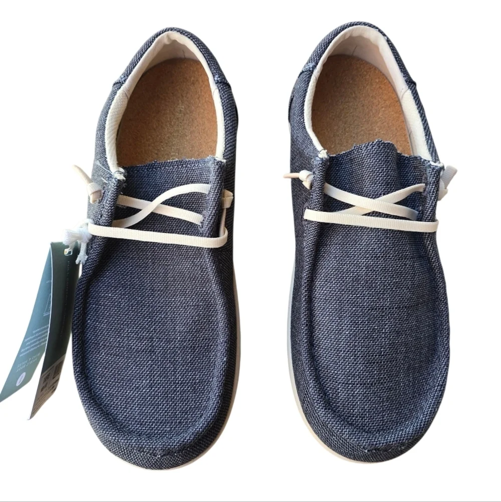 🌻NIB | WACO Revitalign Carefree Denim Slip On Sneakers, Size 9D (Wide)
